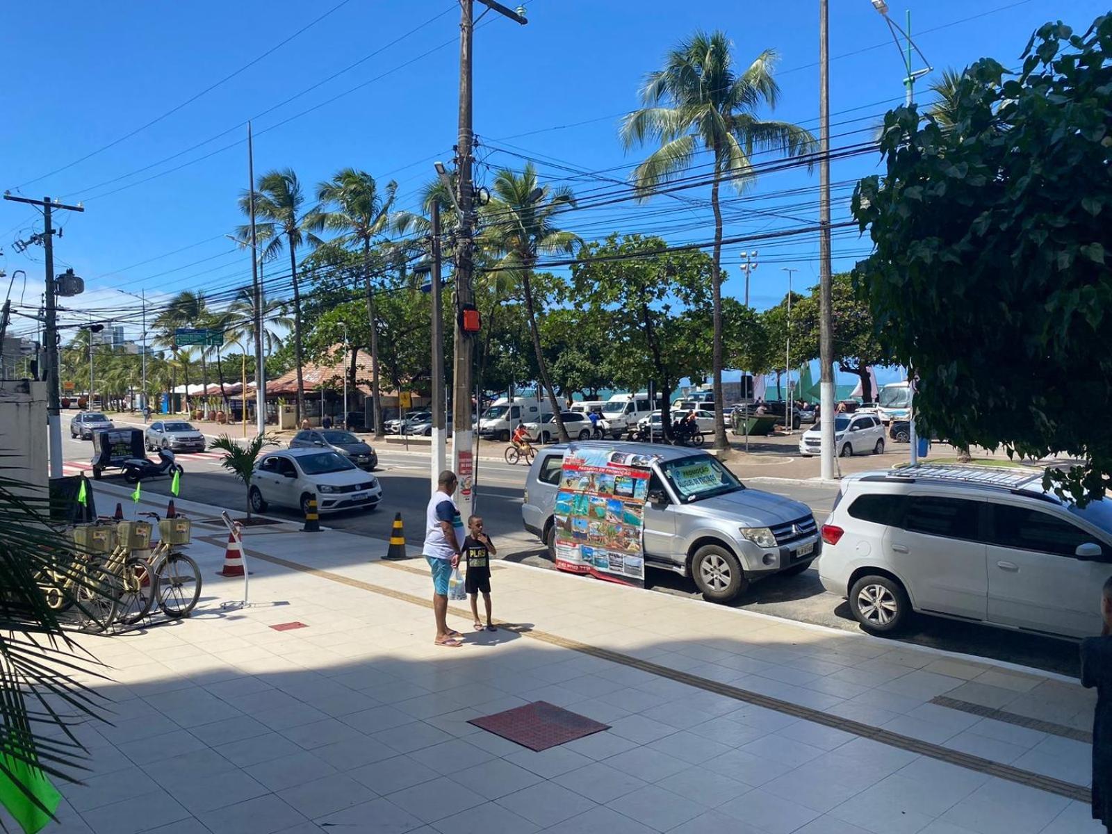 Apto 901 - Dois quartos à beira na praia de Pajuçara em Maceió com linda vista Esterno foto