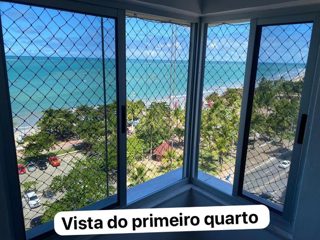 Apto 901 - Dois quartos à beira na praia de Pajuçara em Maceió com linda vista Esterno foto