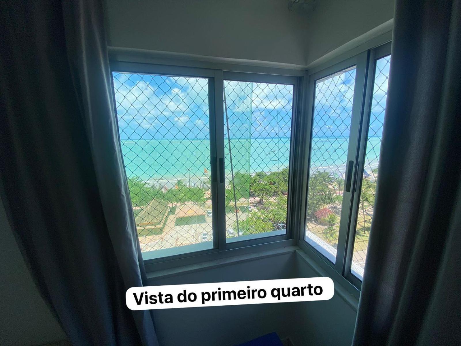 Apto 901 - Dois quartos à beira na praia de Pajuçara em Maceió com linda vista Esterno foto